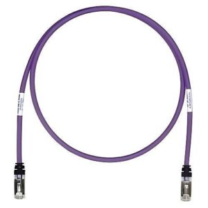 Panduit STP6X45VL CAT6a Patch Cord, 26 AWG Shielded, 45', Violet