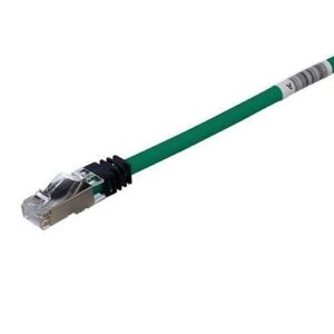 Panduit STP6X5MGR CAT6a Patch Cable, 28 AWG Shielded Patch Cord, CM/LSZH, 5m, Green