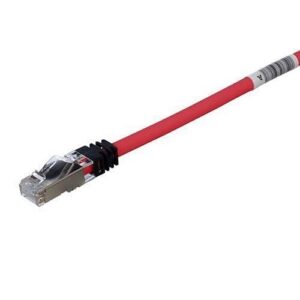 Panduit STP6X5MRD CAT6A Copper Patch Cable, S/FTP, Red