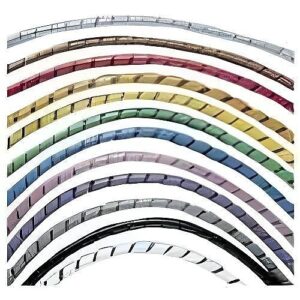Panduit T100F-C Spiral Wrap Wired Sleeve, 10' and 1"ch, PE