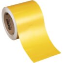 Panduit T400x000RXT Reflective Continuous Tape, Yellow, 4.00"