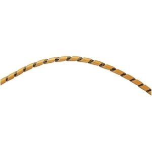 Panduit T50F-C3Y Wired Sleeve, Spiral Wrap 50" 12.7mm 100' Poly