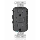 Leviton T5635-E Power Plug, 15A TR Receptacle with USB Type CC Charging Capability