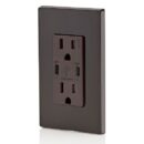Leviton T5636-B 15A TR Receptacle with USB Type High Power Charging, Connectors