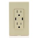 Leviton T5636-I 15A TR Receptacle with USB Type High Power Charging, Connectors