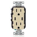 Leviton T5637-I Inlet Flange, Polarized, -Pole, 2-Wire, L1-15P, 15A, 125V
