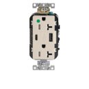 Leviton T5833-HGT Connectors, LA COMB DUP HG REC A-C USB CHRGR 20A125V