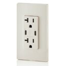 Leviton T5835-T USB Type-C Charger Receptacle, 20A, Light Almond
