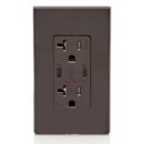 Leviton T5836-B 20A TR Receptacle with USB Type High Power Charging, Connectors