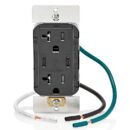 Leviton T5836-E 20A TR Receptacle with USB Type High Power Charging, Connectors