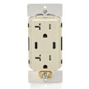 Leviton T5836-T 20A TR Receptacle with USB Type High Power Charging, Connectors