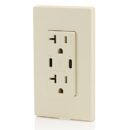 Leviton T5836-T 20A TR Receptacle with USB Type High Power Charging, Connectors