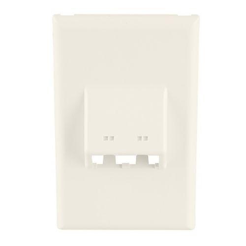 Panduit T70FV2WH T70 Snap-On Faceplate with 2 Ports, White