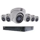 Hikvision T7208U2TA6 TurboHD 7-Piece Kit, (1) DS-7208HUI-K2 DVR, 2TB HDD (6) DS-2CE56H0T-ITMF 5MP Cameras
