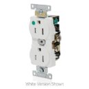 Leviton T8200-GY Tamper-Resistant Duplex Receptacle, 15A, 125V