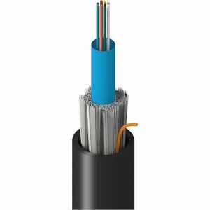 Belden TF-SC0-012-RR5N Indoor Outdoor OS2 12-Fiber Optic PVC Cable, Black