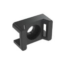 Panduit TM2S8-C0 Cable Tie Mount, UV PA 6.6, 0.63x0.43", #8 Screw, 100-Pack, Black