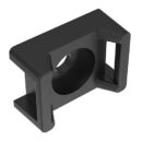 Panduit TM3S8-C0 Screw Applied Cable Tie Mount, 100-Pack, Black
