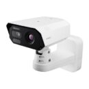 Hanwha TNM-C4960TD/KEX Series 8MP Bi-Spectrum AI Thermal Multi-Sensor IP Camera, 25mm Fixed Thermal Lens, 10.9-29mm Motorized Varifocal Visible Lens, White, TAA Compliant