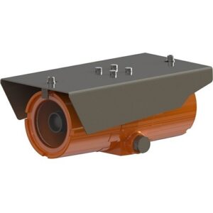 Hanwha TNO-X6322EPT1-Z T-Series 2MP Explosion-Proof Bullet Camera, 1.44-142.6mm Varifocal Lens, Orange/Gray