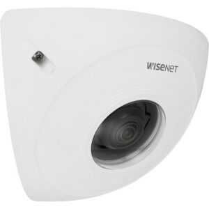 Hanwha TNV-8011C 5MP WDR Vandal Corner Camera, 2.3mm Fixed Lens, White