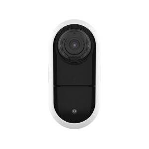 Hanwha TNV-C8011RW 5MP AI IR Wall Mount Camera, 1.6mm Fixed Lens, 15m IR, White