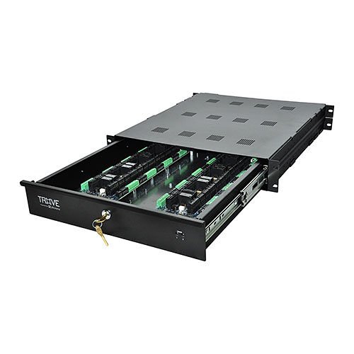 Altronix TROVE1SH1R Software House Access and Power Integration Rack Mount Enclosure with Backplane, Trove1 Rack Series