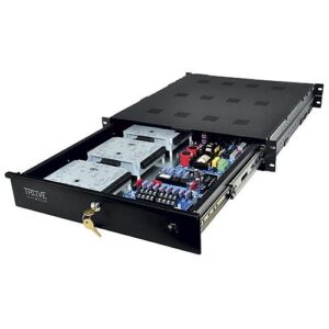 Altronix TROVE1V1R HID-Vertx Access and Power Integration Rack Mount Enclosure with Backplane, Trove1 Rack Series