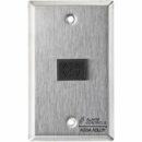 Alarm Controls TS-34 Audible Buzzer Station for Mounting on Single Gang or Narrow Wall Plate, Stainless-Steel Finish