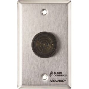 Alarm Controls TS-41 Sonalert Mounted Wall Buzzer, Single Gang, Stainless Steel