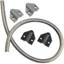 Securitron TSB-CXL 36" Door Cord with Stainless-Steel Cable Conduit, Gray/Black