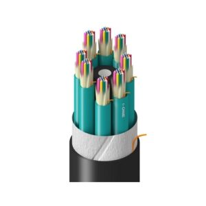 Belden TU3DK096RN2N Fiber Optic Patch Cord, TU DN OM3 96F Cellular Polyethylene OFNR