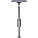 Aiphone TWS-Z1 TW Series Solar Tower with a Hooded Emergency Wall Box, Solar Panels