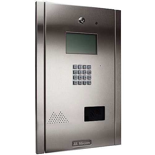 Mircom TX3-2000-8C-C TX3-Series Hands-Free Telephone Access System with LCD Display, 2000-User, Flush Mount, Continental Enclosure