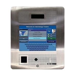 Mircom TX3-TOUCH-F15-E 15" Flush Mount Touch Screen Voice Entry Panel