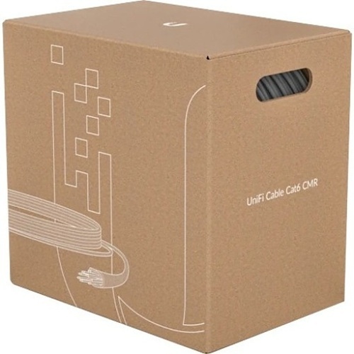 Ubiquiti U-CABLE-C6-CMP 23AWG CAT6 Cable, CMP, 1000', White