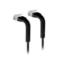 Ubiquiti U-Cable-Patch-0.3M-RJ45-BK UniFi Ultra-Thin OD 3mm Ethernet Patch Cable, 0.3m, Black