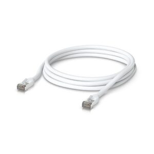 Ubiquiti UACC-CABLE-OUTDOOR-PATCH-3M-W Outdoor Patch Shielded Cable, 3m, White