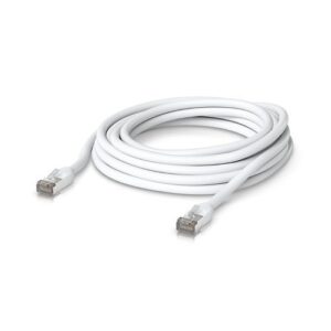 Ubiquiti UACC-CABLE-OUTDOOR-PATCH-8M-W Outdoor Patch Shielded Cable, 8m, White