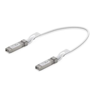 Ubiquiti UC-DAC-SFP+ Direct Attach Copper Cable, 10 Gbps, 0.5m, White