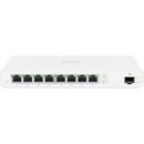 Ubiquiti UISP-S 8-Port UISP Switch, Layer 2, Gigabit PoE, White