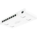 Ubiquiti UISP-S 8-Port UISP Switch, Layer 2, Gigabit PoE, White