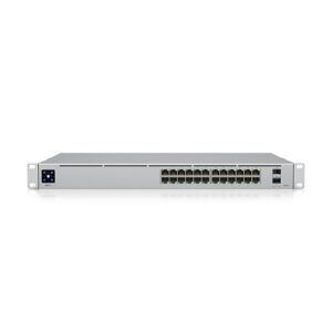 Ubiquiti USW-PRO-24 24-Port Pro 24 Layer 3 Switch, Silver