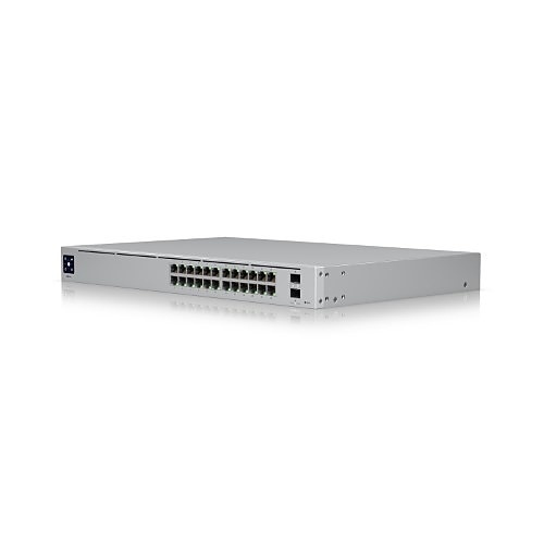 Ubiquiti USW-PRO-24 24-Port Pro 24 Layer 3 Switch, Silver