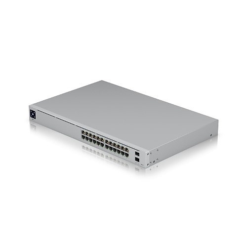 Ubiquiti USW-PRO-24 24-Port Pro 24 Layer 3 Switch, Silver