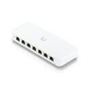 Ubiquiti USW-ULTRA-60W 8-Port Ultra Layer 2 GbE PoE Switch, 52W PoE Availability, White
