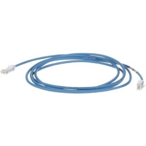 Panduit UTP28SP3MBU-Q CAT6 Cable 28 AWG UTP, CM/LSZH, TX6 Modular Plugs, 3m, Blue