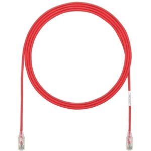 Panduit UTP28SP3RD-Q CAT6 Cable 28 AWG UTP, CM/LSZH, 3', Red