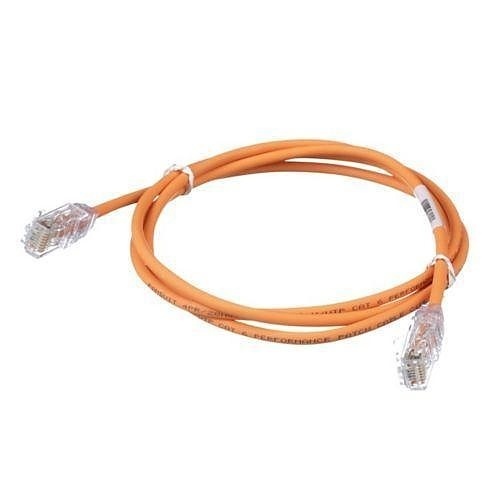 Panduit UTP28SP4OR CAT6 Cable 28 AWG UTP, CM/LSZH, 4', Orange