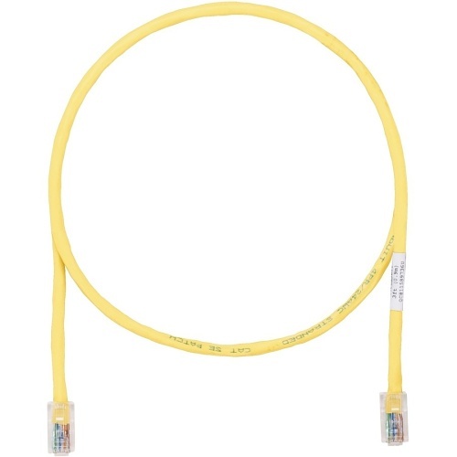 Panduit UTPCH15YLY Copper Patch Cord, CAT5, Unshielded, 15', Yellow
